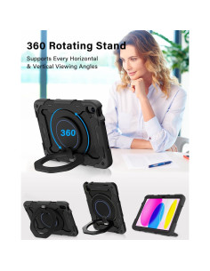 Funda ROISKIN para iPad 11" y 10.9" con Soporte 360 2