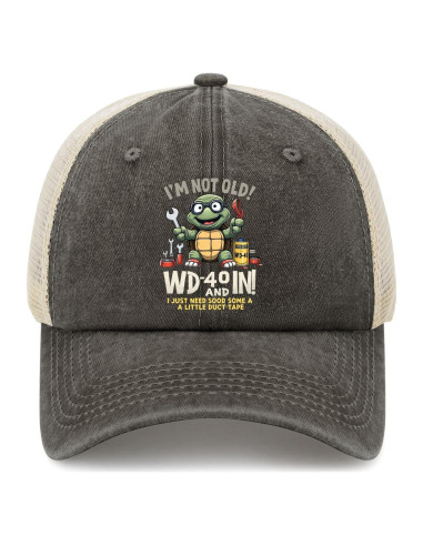 Gorra Trucker Divertida No Soy Viejo WD 40 - Unisex Ajustable