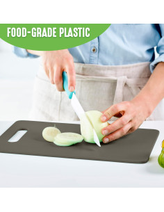 Juego de Tablas de Cortar GreenLife 20x30 cm y 25x35 cm Gris 2