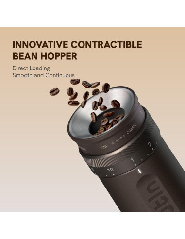 Molinillo de Café Eléctrico Portátil OutIn Fino 28 Ajustes