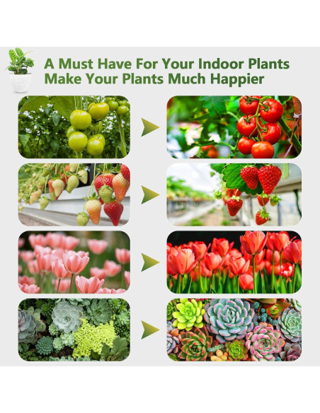 Luz de Cultivo LED Zyzykeji 3 Cabezas Espectro Completo 10 Niveles Luz de Cultivo LED Zyzykeji 3 Cabezas Espectro Completo 10 Niveles