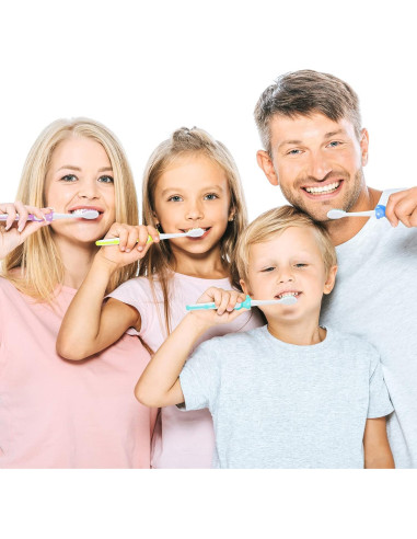 Cepillos de Dientes para Niños Bokon 100 Pcs Suaves Panda