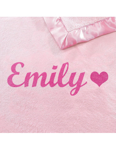 Manta Personalizada Yofair 91x91 cm para Bebés con Nombre