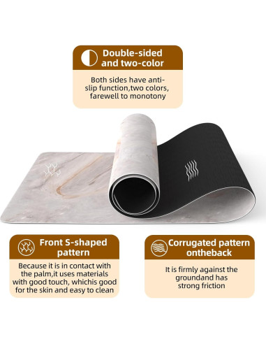 Esterilla de Yoga FOLAI 6mm Antideslizante con Correa