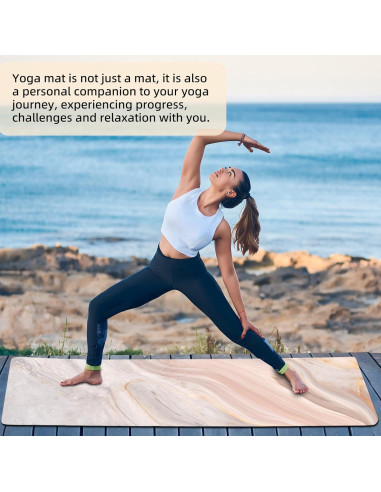 Esterilla de Yoga FOLAI 6mm Antideslizante con Correa