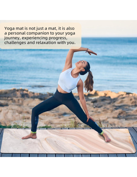 Esterilla de Yoga FOLAI 6mm Antideslizante con Correa