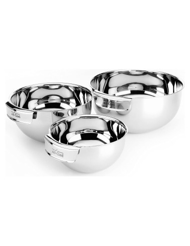 Juego de Cuencos Mezcladores All-Clad Acero Inoxidable 3 Piezas
