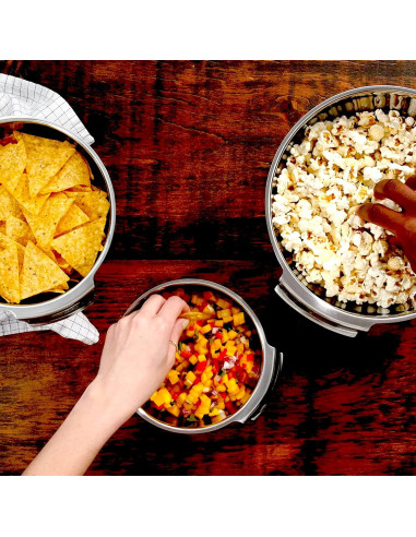 Juego de Cuencos Mezcladores All-Clad Acero Inoxidable 3 Piezas