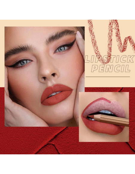 Set de Lápices de Labios Mate Dulele - 12 Colores Cremosos