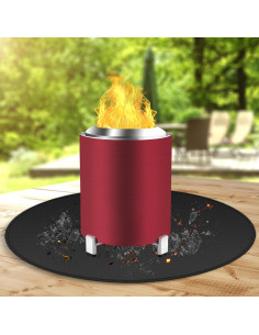 Alfombrilla Ignífuga para Fogata Tohonfoo 46.99cm Negra 2