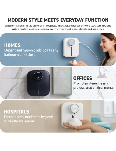 Dispensador Automático de Jabón Espumoso SEMPLIS 320 ml