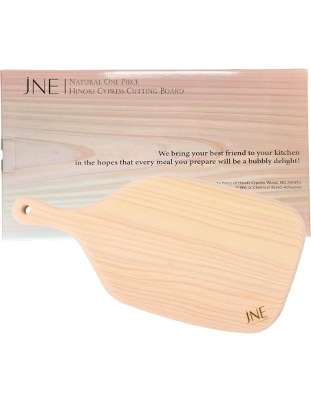 Tabla de Cortar Reversible de Madera Hinoki jNE 43.7x20.3 cm