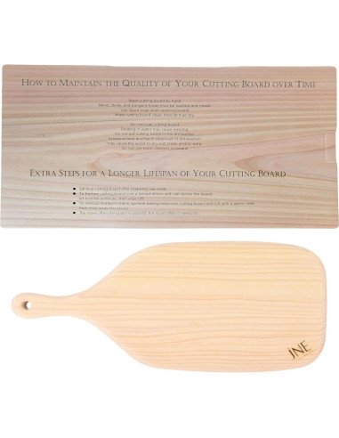 Tabla de Cortar Reversible de Madera Hinoki jNE 43.7x20.3 cm
