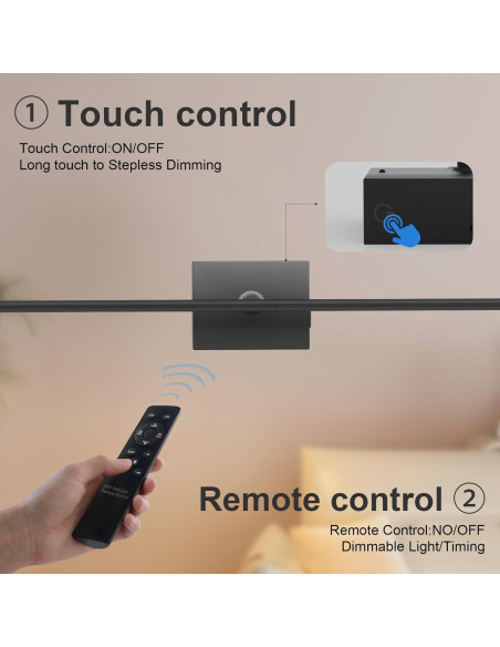 Aplique de Pared Inalámbrico HX HECLX 76.2cm Recargable