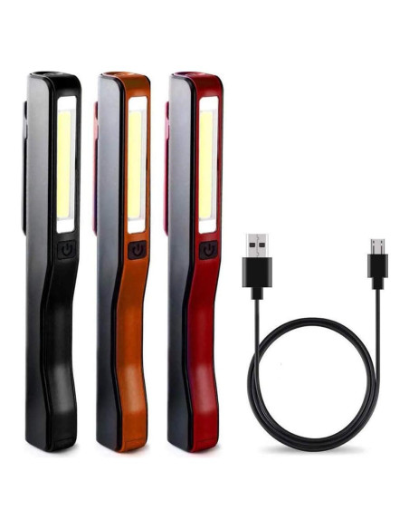 Luz de Trabajo LED COB Recargable Regalo de Lily - 800 Lúmenes