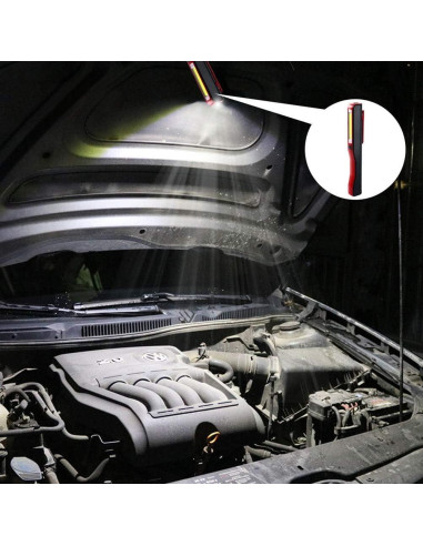 Luz de Trabajo LED COB Recargable Regalo de Lily - 800 Lúmenes