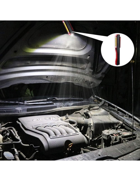 Luz de Trabajo LED COB Recargable Regalo de Lily - 800 Lúmenes