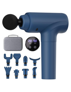 Pistola de Masaje Cotsoco M784, 20 Velocidades, 9 Cabezas