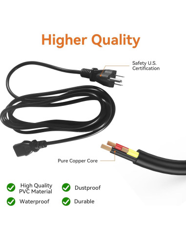 Cable de Alimentación 1.83m Traeger KIT0257 para Parrillas