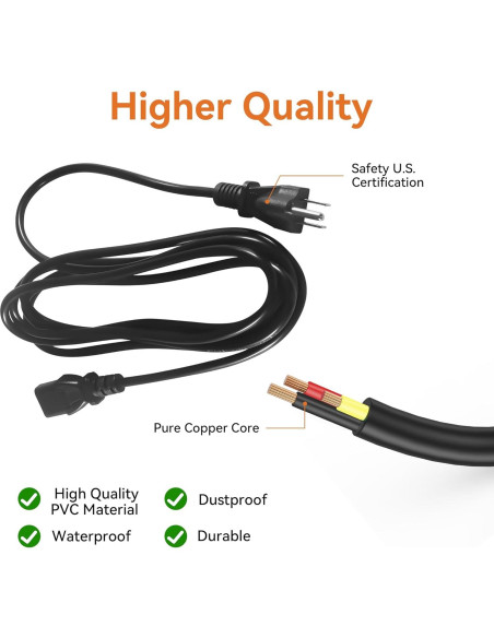 Cable de Alimentación 1.83m Traeger KIT0257 para Parrillas