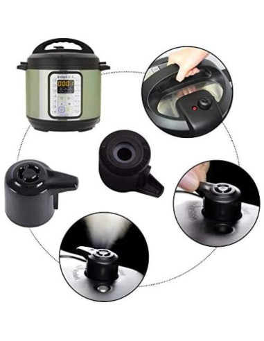 2 Pack Válvula de Liberación de Vapor Wocst para Instant Pot 3-8 Qt