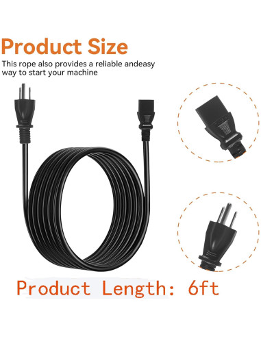 Cable de Alimentación 1.83m Traeger KIT0257 para Parrillas