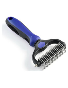 Rastrillo de Aseo WePet para Perros y Gatos Grande Azul