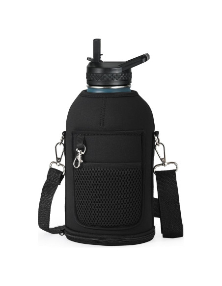 Bolsa Portabotellas de Agua WixByti 64 oz con Correa Ajustable