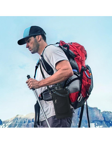 Bolsa Portabotellas de Agua WixByti 64 oz con Correa Ajustable