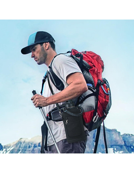 Bolsa Portabotellas de Agua WixByti 64 oz con Correa Ajustable