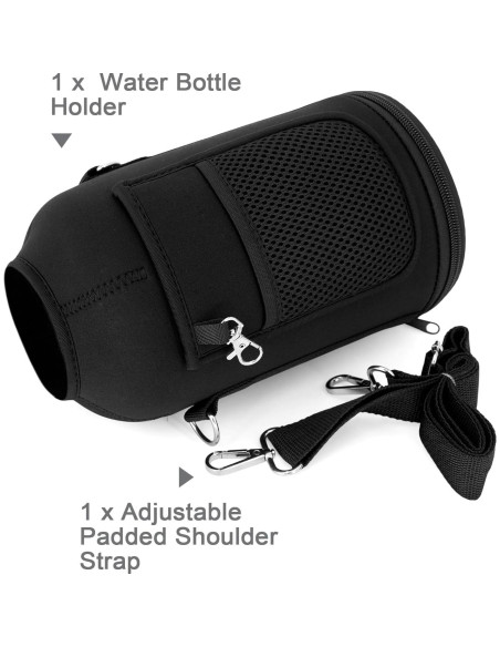 Bolsa Portabotellas de Agua WixByti 64 oz con Correa Ajustable
