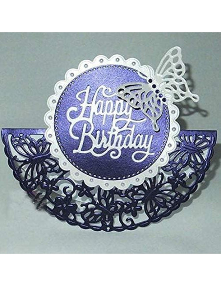 Juego de Troqueles de Metal VVS 4 Patrones Bordes Redondos