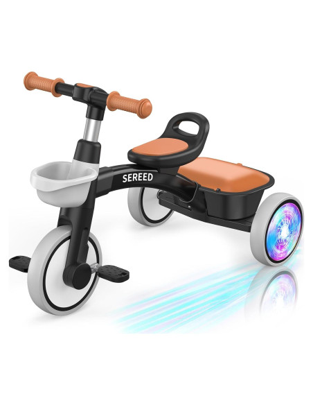 Triciclo SEREED Colorido para Niños 2 a 5 Años Ajustable