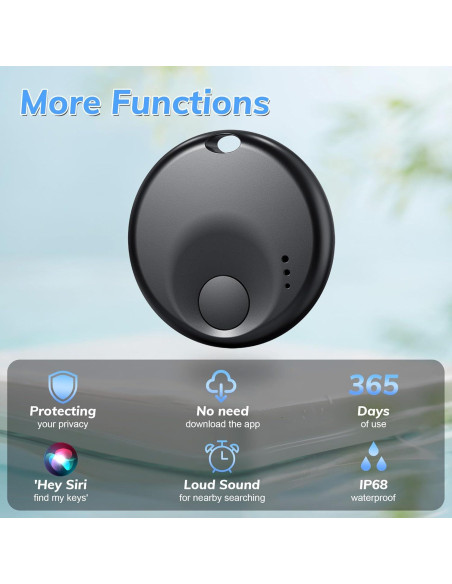 Etiquetas Bluetooth Inteligentes Genérico - Paquete de 2 - Localizador de Claves y Equipaje