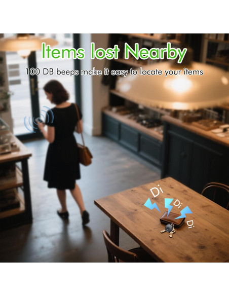 Etiquetas Bluetooth Inteligentes Genérico - Paquete de 2 - Localizador de Claves y Equipaje