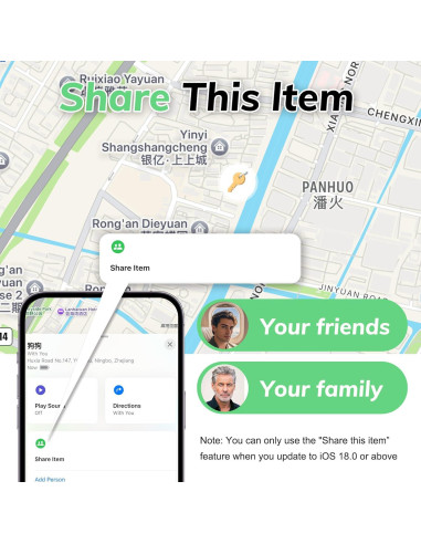 Etiquetas Bluetooth Inteligentes Genérico - Paquete de 2 - Localizador de Claves y Equipaje
