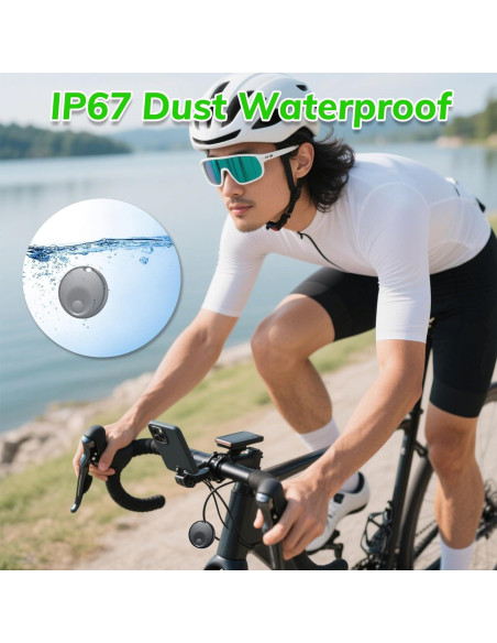 Etiquetas Bluetooth Inteligentes Genérico - Paquete de 2 - Localizador de Claves y Equipaje