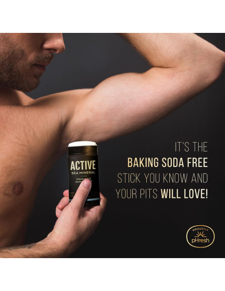 Desodorante Natural Honestly pHresh para Hombres 70.87 g - Libre de Aluminio y Bicarbonato