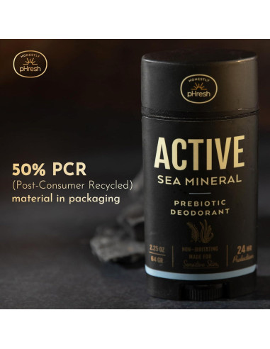 Desodorante Natural Honestly pHresh para Hombres 70.87 g - Libre de Aluminio y Bicarbonato