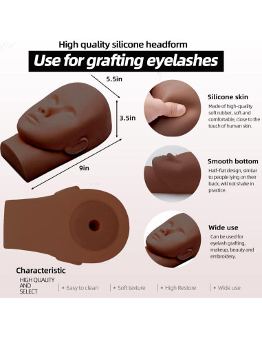 Kit de Extensión de Pestañas DNSGOOR con Ventilador USB y Herramientas