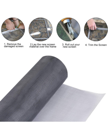 Kit de Reparación de Pantallas de Fibra de Vidrio Pazaka 48x100cm