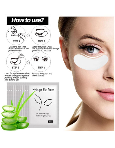 Kit de Extensión de Pestañas DNSGOOR con Ventilador USB y Herramientas