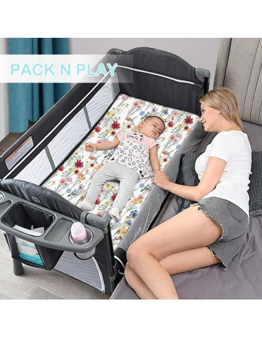 Sábanas Ajustadas para Cuna Mini Bimocosy 4PK Microfibra