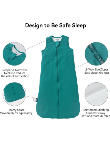 Saco de Sueño Domiamia 0-6 Meses Rayón Bambú 2.5 Tog