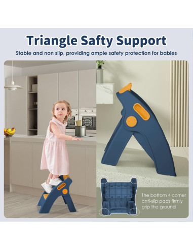 Escalera Plegable para Niños Joyingbaby 2 Pasos Antideslizante