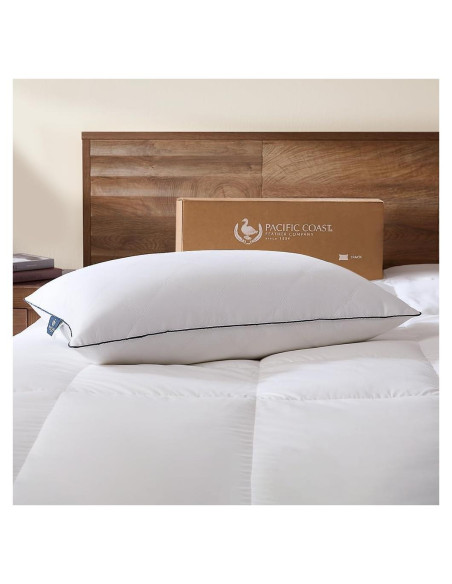 Almohada de Cama Pacific Coast Estándar Plumas de Ganso 1 Paquete