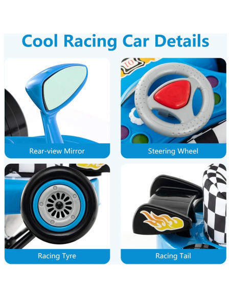 Caminador Plegable INFANS 3 en 1 para Bebés Azul