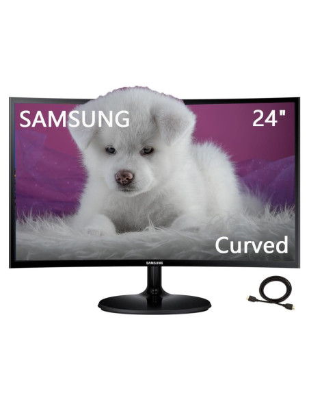 Monitor Curvo LED Samsung CF390 24" FHD 60Hz 4ms Negro