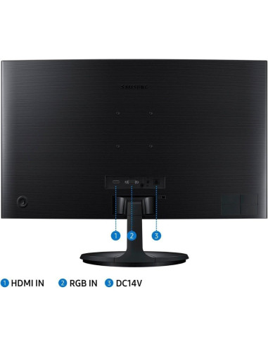 Monitor Curvo LED Samsung CF390 24" FHD 60Hz 4ms Negro