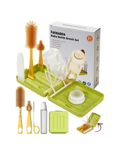 Kit de Limpieza de Botellas de Viaje Northway 7 en 1 Verde